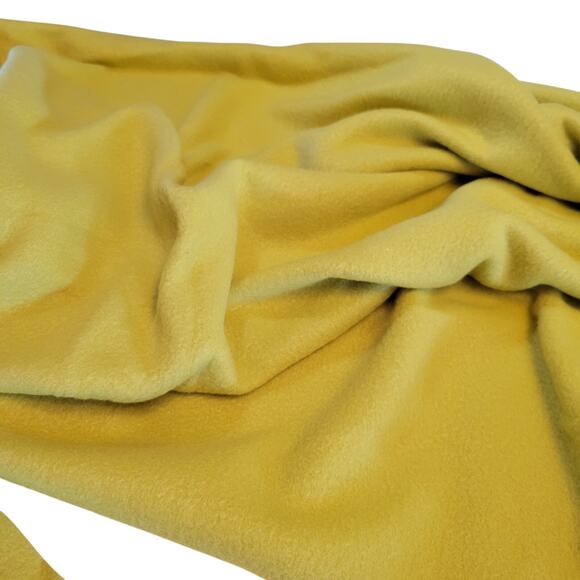 Mustard Yellow Fleece Fabric 61 x 44" Soft Warm Material for Craft Sewing - Picture 9 of 11